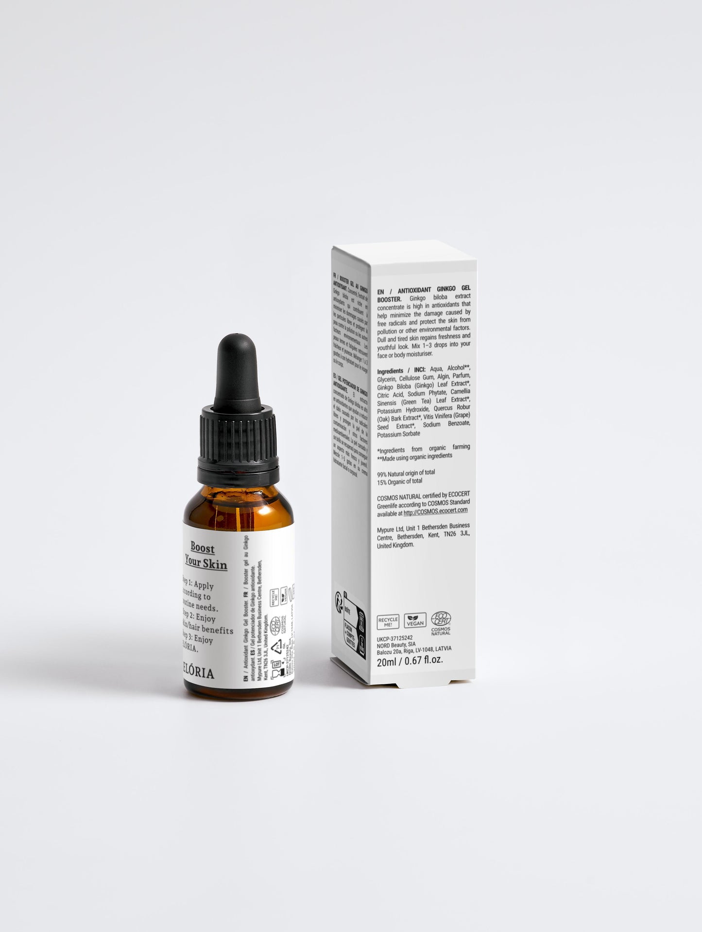 Antioxidant Ginkgo Gel Booster