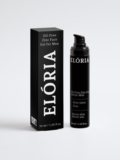 Oil-Free Zinc Face Gel for Men